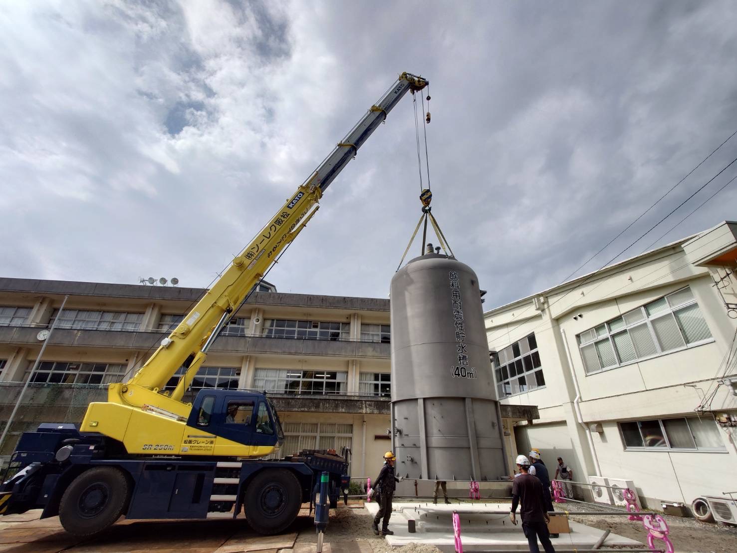 離島でのクレーン作業【鳥羽市菅島】 | 松阪クレーン株式会社